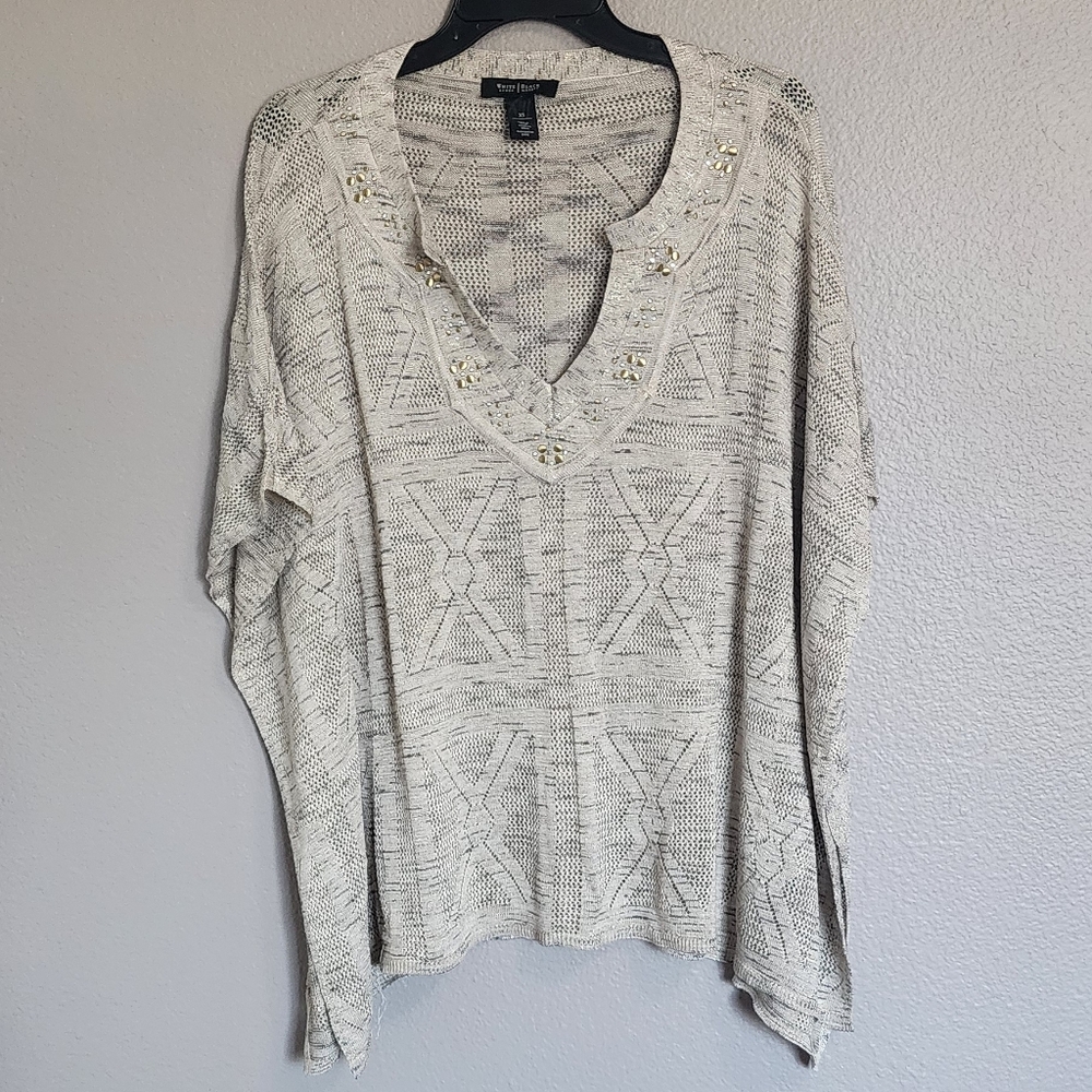 White House Black Market Women's Poncho Knit  Top/size XS
